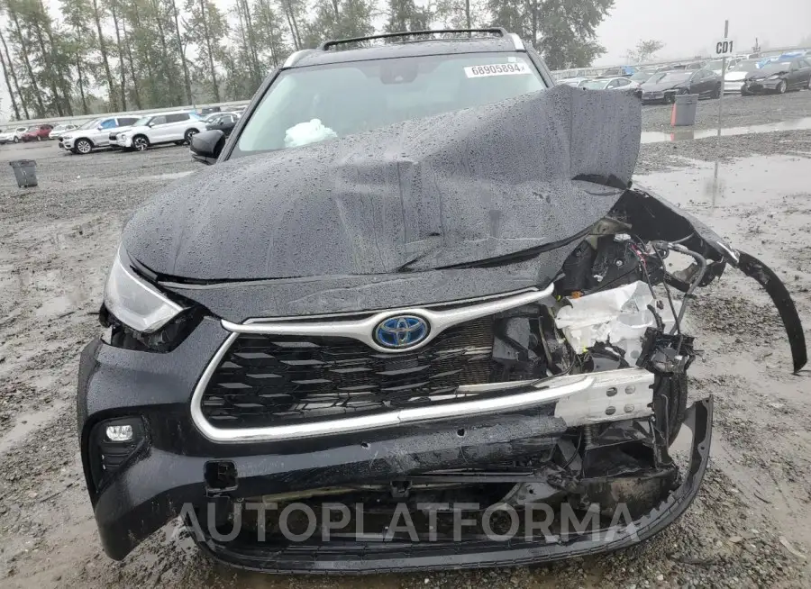 TOYOTA HIGHLANDER 2022 vin 5TDGBRCH7NS539377 from auto auction Copart