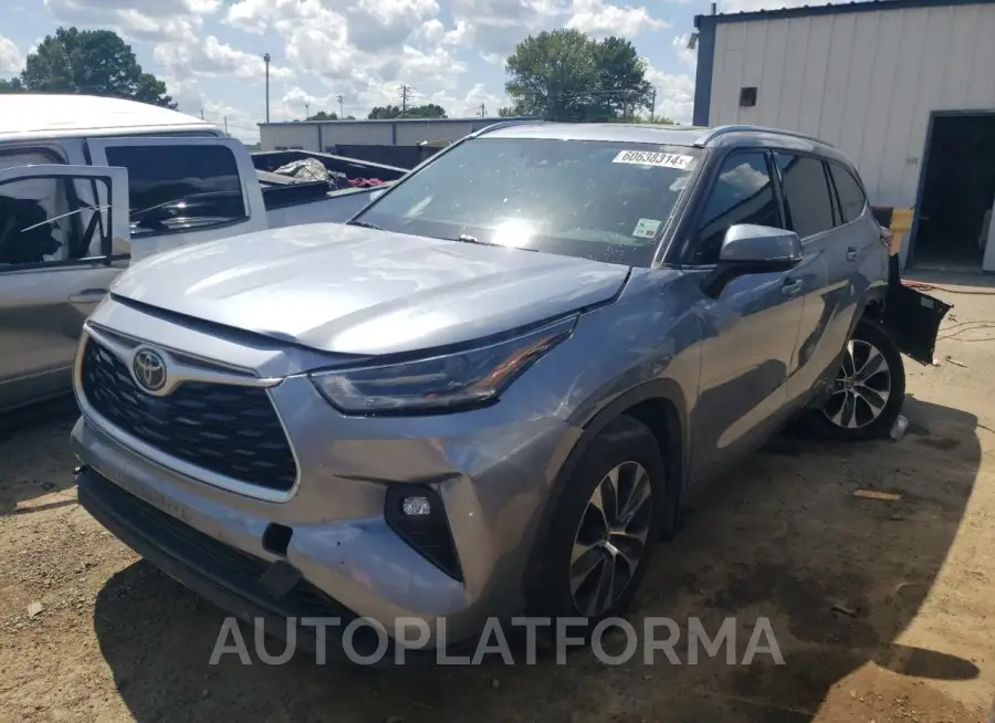 TOYOTA HIGHLANDER 2021 vin 5TDGZRAH7MS065007 from auto auction Copart