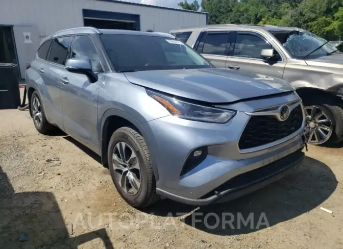 TOYOTA HIGHLANDER 2021 vin 5TDGZRAH7MS065007 from auto auction Copart