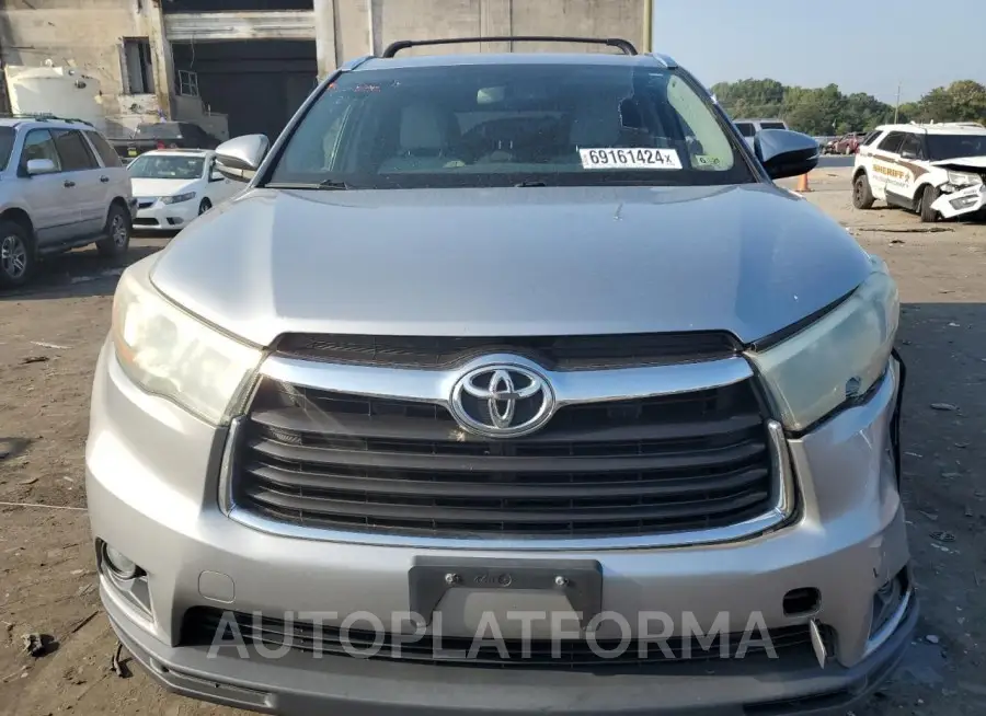 TOYOTA HIGHLANDER 2015 vin 5TDJKRFH0FS145044 from auto auction Copart