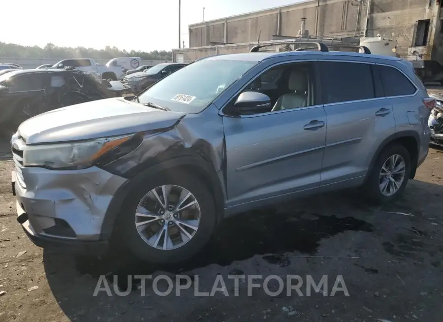 TOYOTA HIGHLANDER 2015 vin 5TDJKRFH0FS145044 from auto auction Copart