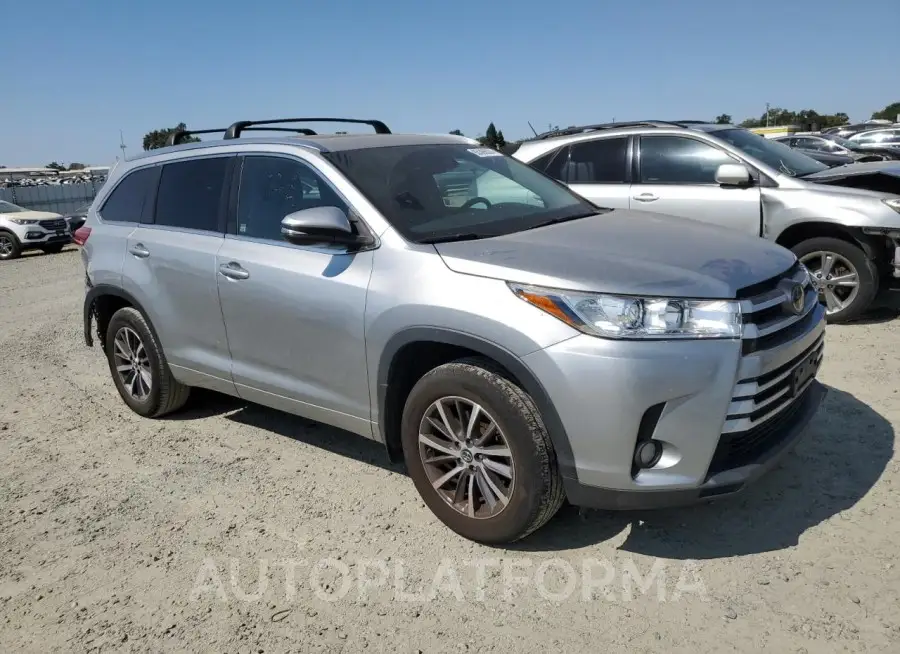 TOYOTA HIGHLANDER 2017 vin 5TDJZRFH1HS450471 from auto auction Copart