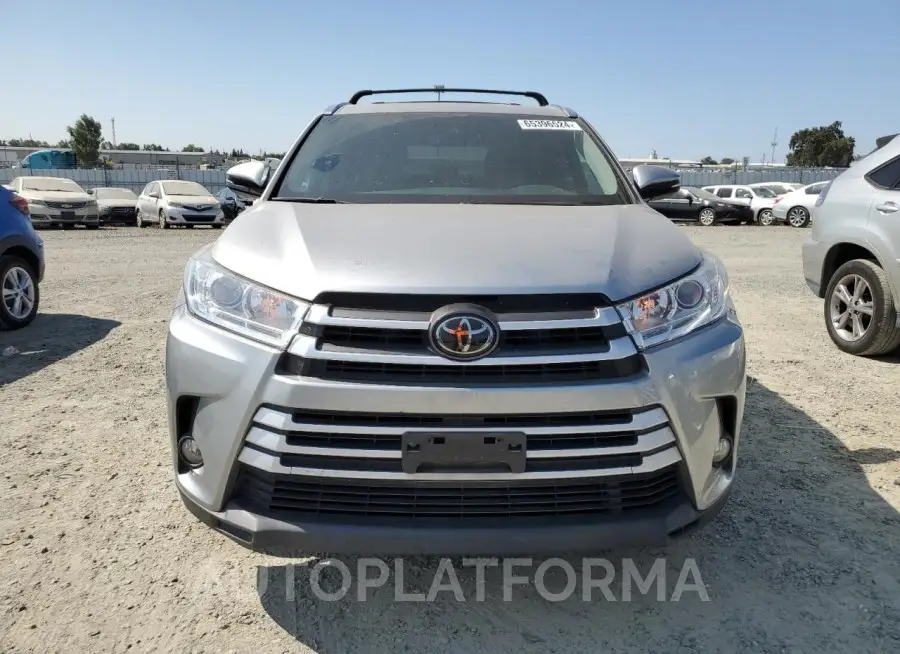 TOYOTA HIGHLANDER 2017 vin 5TDJZRFH1HS450471 from auto auction Copart