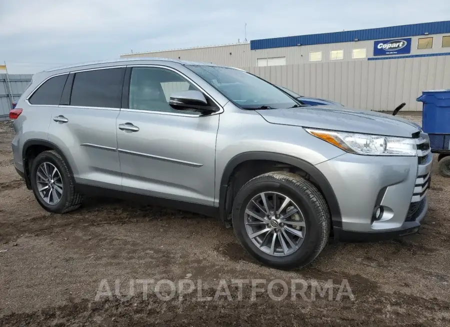 TOYOTA HIGHLANDER 2019 vin 5TDJZRFH1KS955496 from auto auction Copart