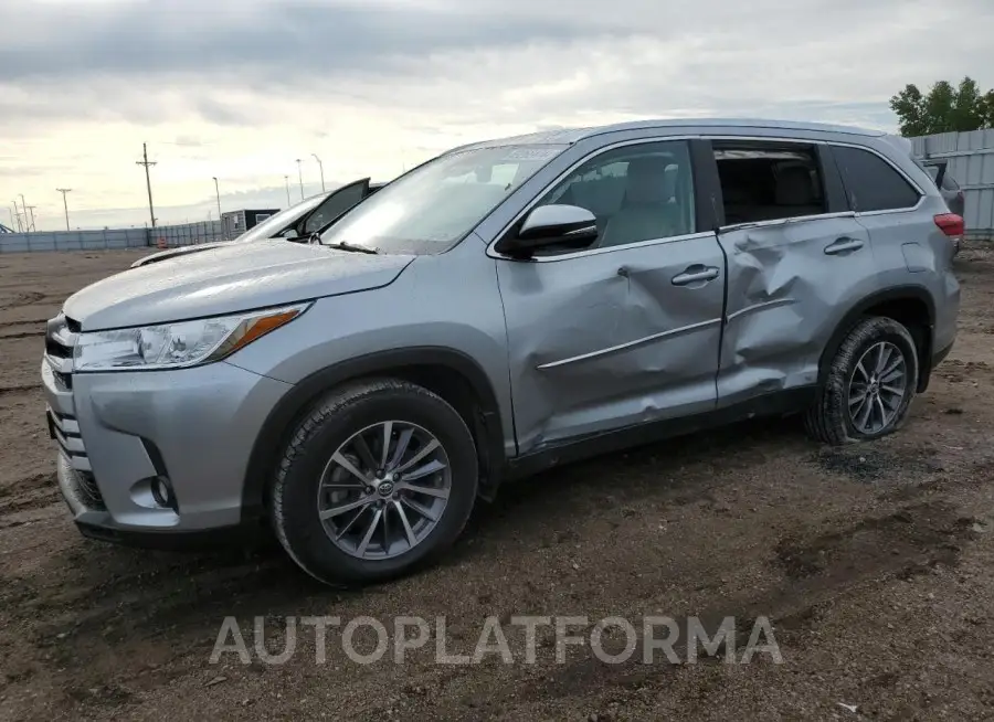 TOYOTA HIGHLANDER 2019 vin 5TDJZRFH1KS955496 from auto auction Copart