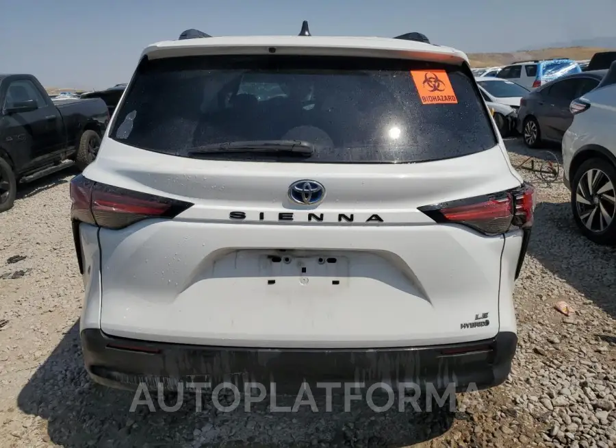 TOYOTA SIENNA LE 2021 vin 5TDKRKEC6MS034430 from auto auction Copart