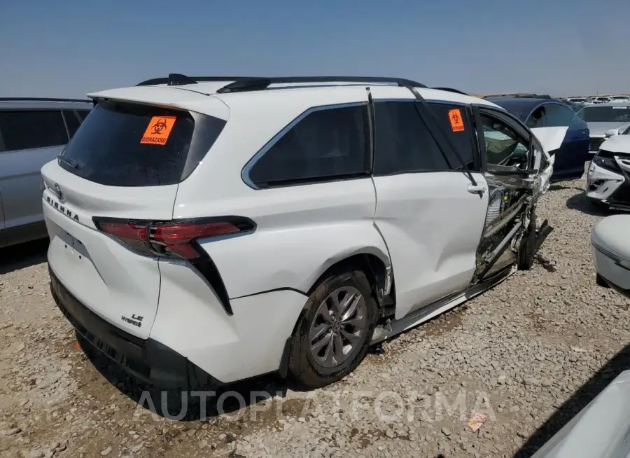 TOYOTA SIENNA LE 2021 vin 5TDKRKEC6MS034430 from auto auction Copart