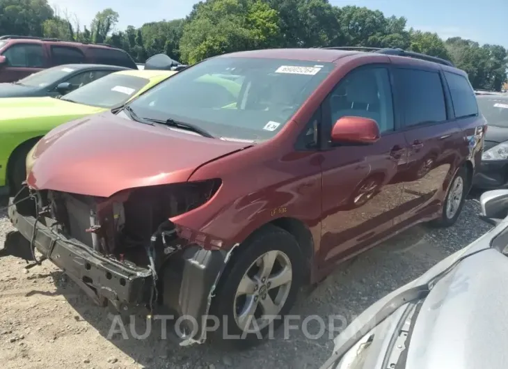 TOYOTA SIENNA LE 2020 vin 5TDKZ3DC0LS028886 from auto auction Copart