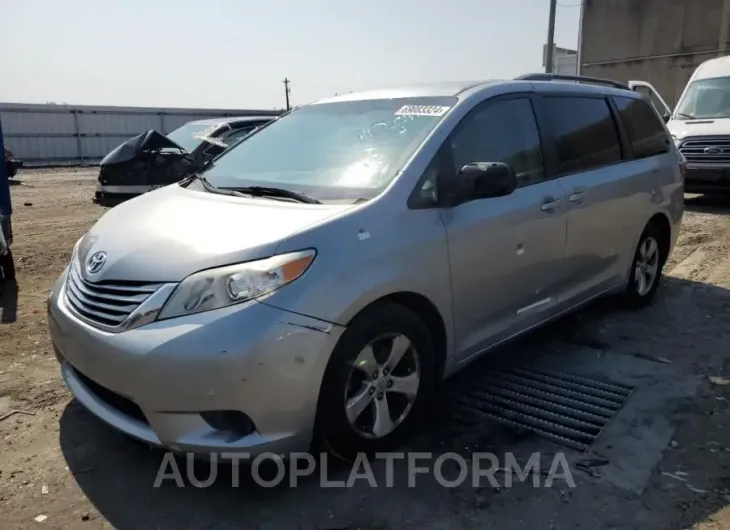 TOYOTA SIENNA LE 2017 vin 5TDKZ3DC3HS783733 from auto auction Copart