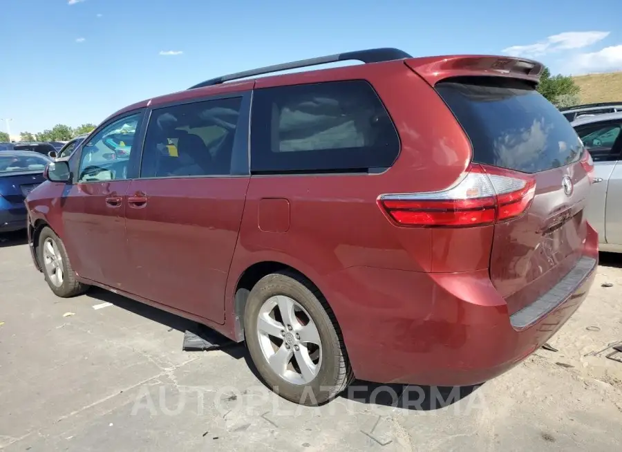 TOYOTA SIENNA LE 2017 vin 5TDKZ3DC6HS803490 from auto auction Copart