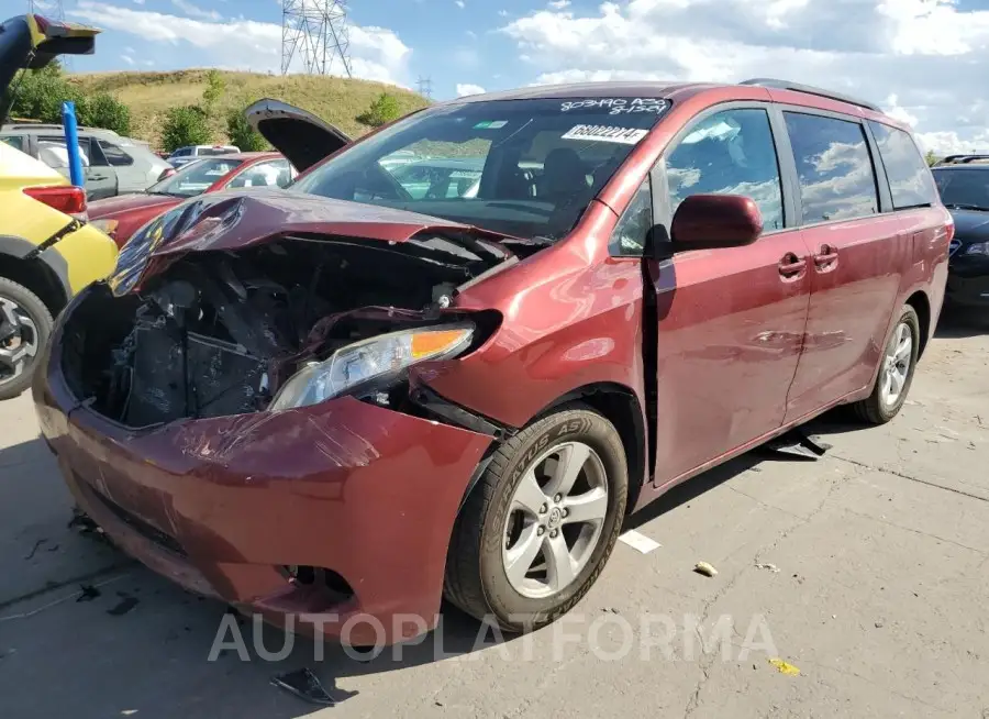 TOYOTA SIENNA LE 2017 vin 5TDKZ3DC6HS803490 from auto auction Copart