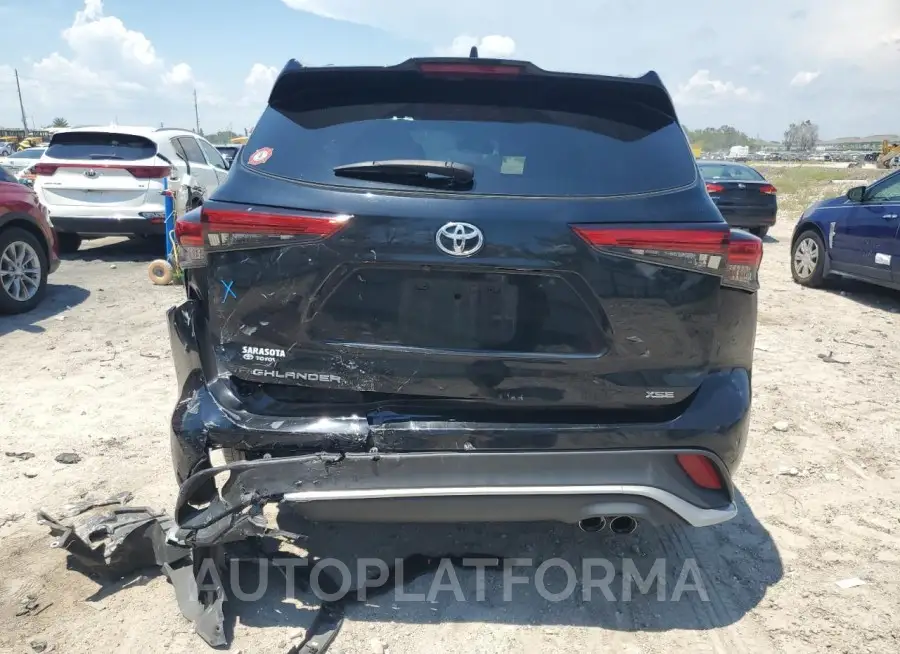 TOYOTA HIGHLANDER 2021 vin 5TDLZRAH2MS078827 from auto auction Copart