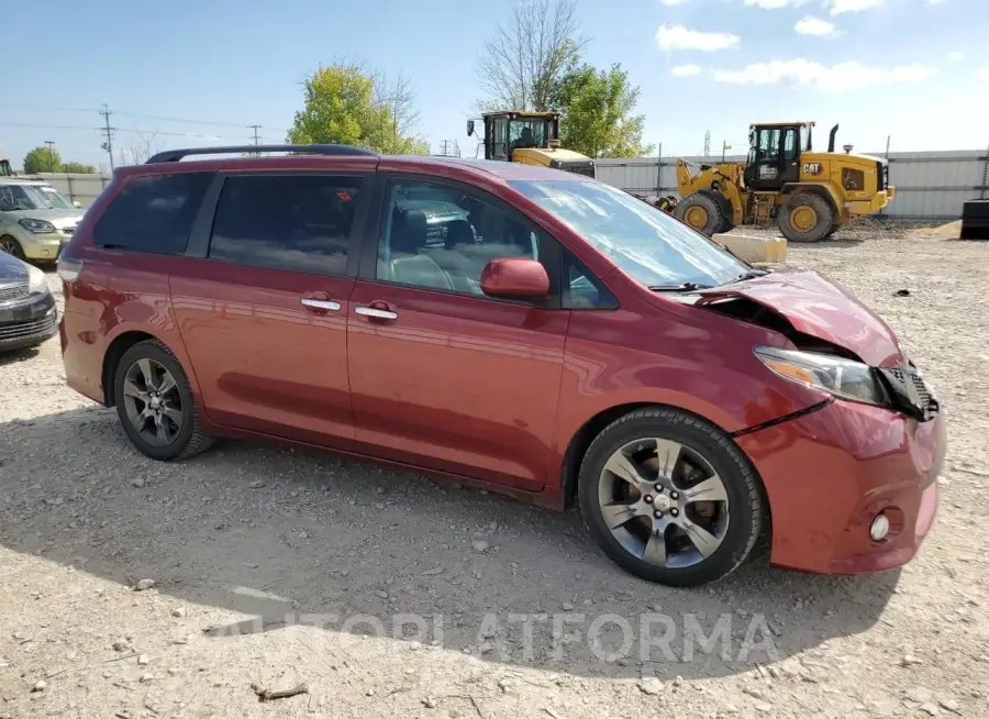 TOYOTA SIENNA SE 2016 vin 5TDXK3DC2GS744303 from auto auction Copart