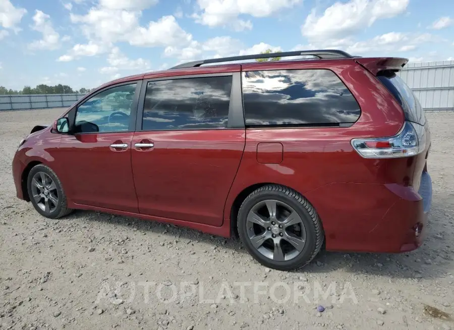 TOYOTA SIENNA SE 2016 vin 5TDXK3DC2GS744303 from auto auction Copart