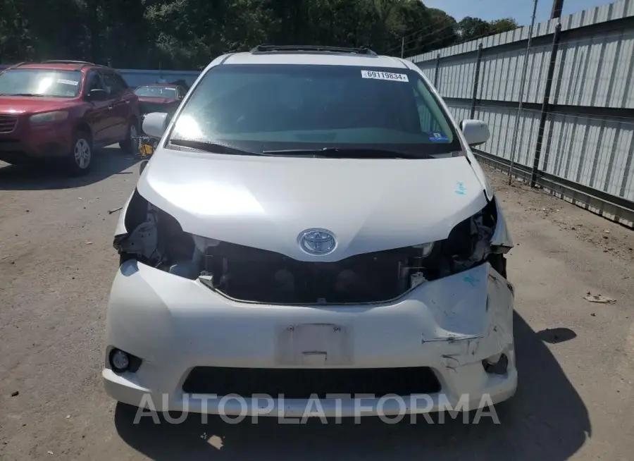 TOYOTA SIENNA XLE 2015 vin 5TDYK3DC6FS530899 from auto auction Copart