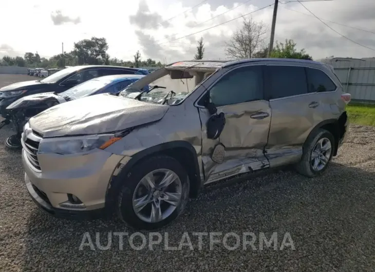 TOYOTA HIGHLANDER 2015 vin 5TDYKRFH8FS043893 from auto auction Copart