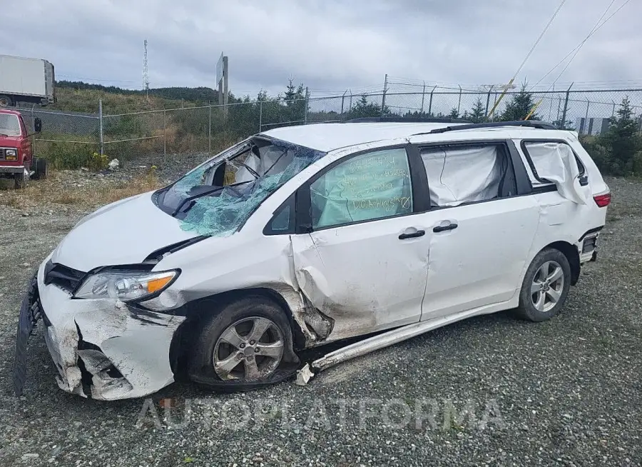 TOYOTA SIENNA L 2020 vin 5TDZZ3DC3LS025902 from auto auction Copart