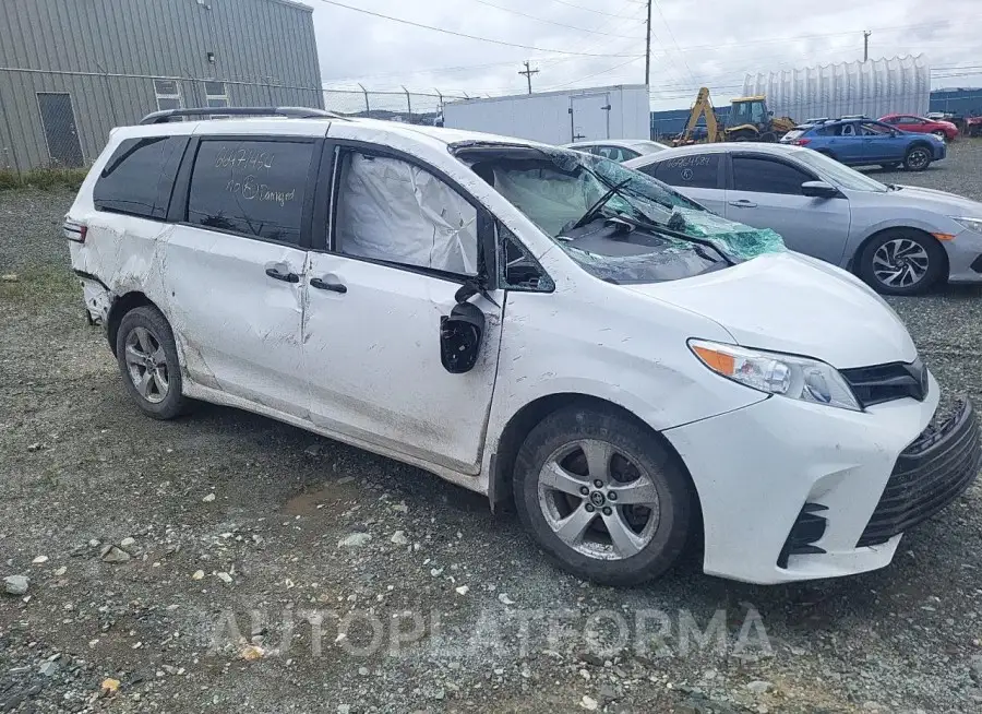 TOYOTA SIENNA L 2020 vin 5TDZZ3DC3LS025902 from auto auction Copart