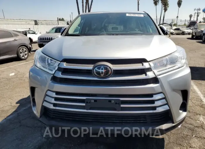 TOYOTA HIGHLANDER 2018 vin 5TDZZRFH5JS265333 from auto auction Copart