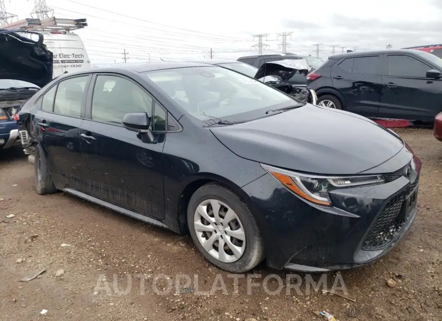 TOYOTA COROLLA LE 2020 vin JTDEPRAE2LJ005635 from auto auction Copart