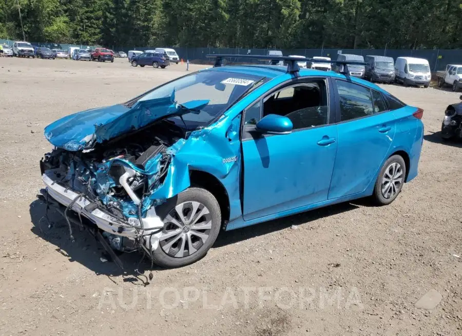 TOYOTA PRIUS PRIM 2021 vin JTDKAMFP4M3192724 from auto auction Copart