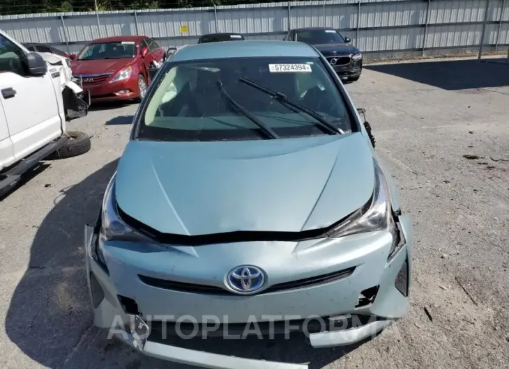 TOYOTA PRIUS 2016 vin JTDKBRFU6G3023275 from auto auction Copart