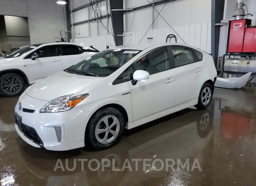 TOYOTA PRIUS 2015 vin JTDKN3DU0F0451723 from auto auction Copart