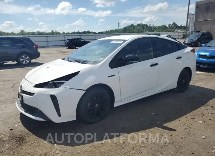 TOYOTA PRIUS LE 2022 vin JTDL9MFU3N3036534 from auto auction Copart