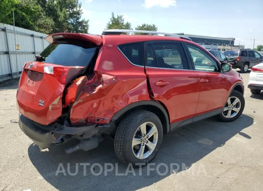 TOYOTA RAV4 XLE 2015 vin JTMRFREV3FD166545 from auto auction Copart