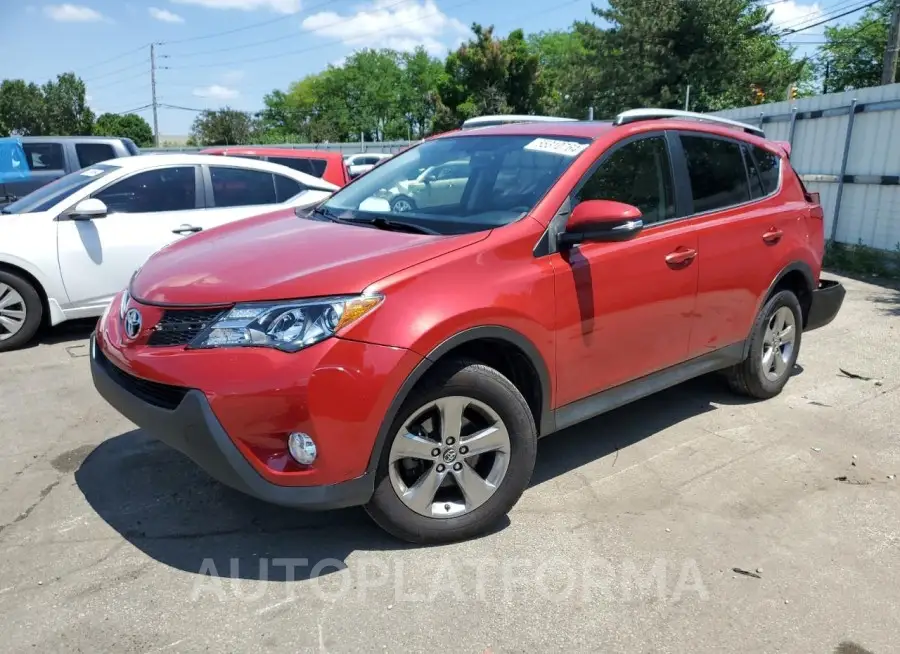 TOYOTA RAV4 XLE 2015 vin JTMRFREV3FD166545 from auto auction Copart