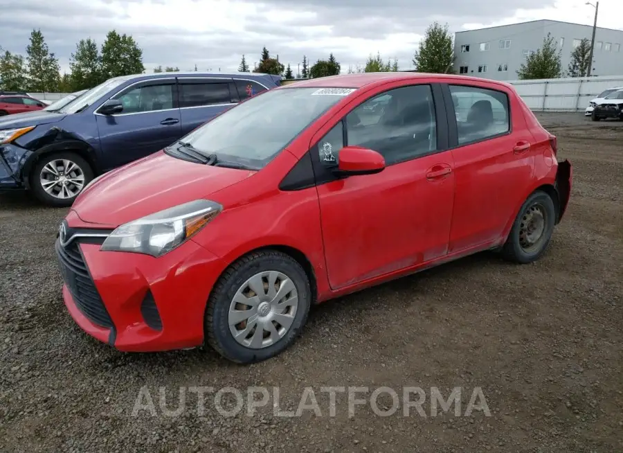 TOYOTA YARIS 2015 vin VNKKTUD3XFA039992 from auto auction Copart