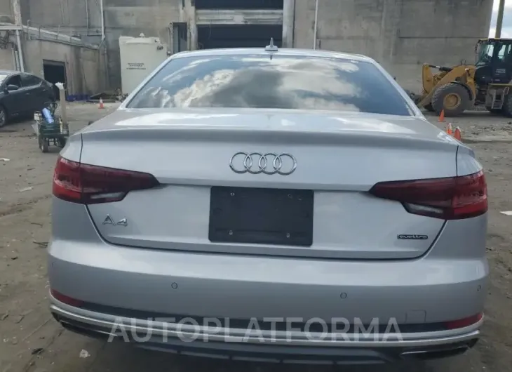 AUDI A4 PREMIUM 2019 vin WAUENAF44KN016535 from auto auction Copart