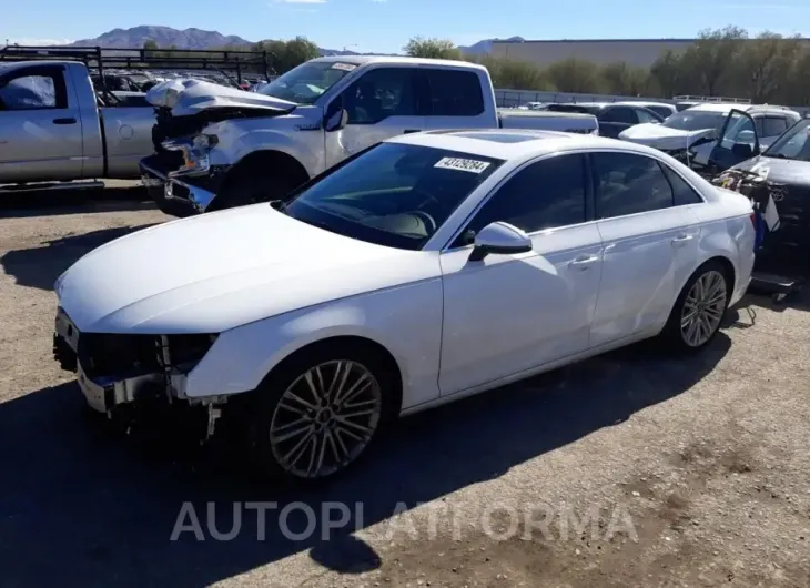 AUDI A4 PREMIUM 2019 vin WAUHMAF43KA041496 from auto auction Copart