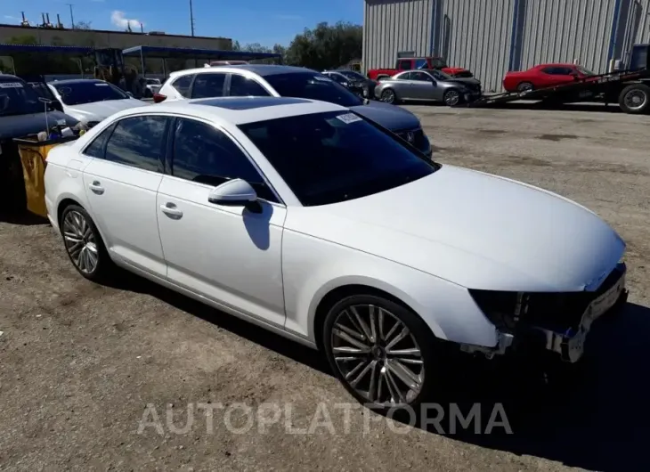 AUDI A4 PREMIUM 2019 vin WAUHMAF43KA041496 from auto auction Copart