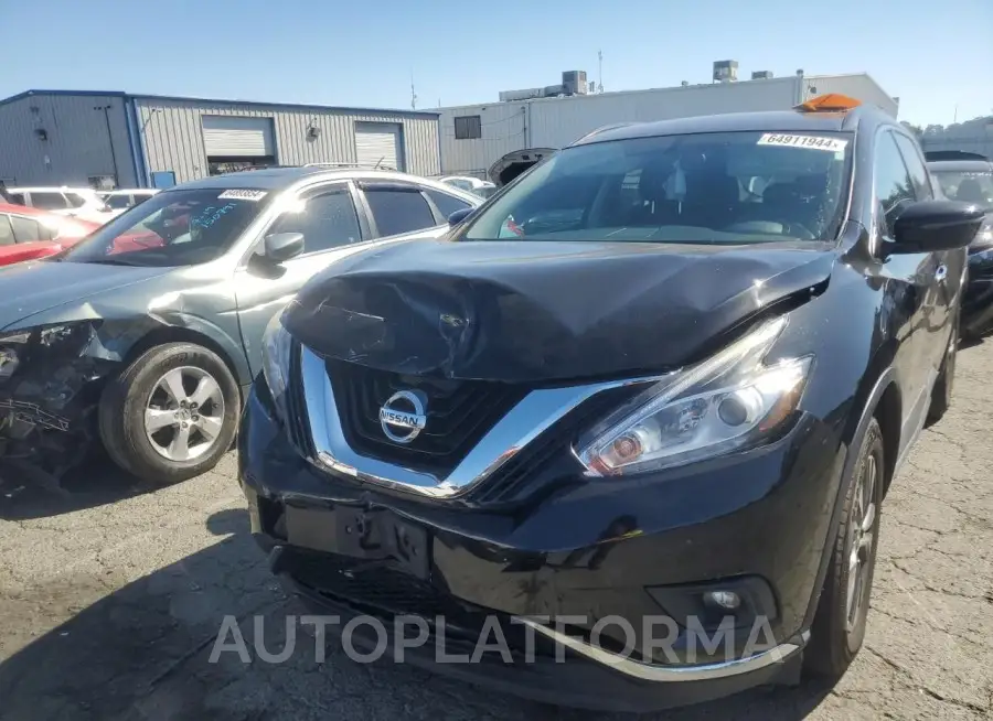 NISSAN MURANO S 2016 vin 5N1AZ2MH5GN133805 from auto auction Copart