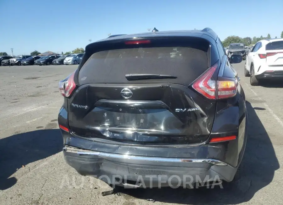 NISSAN MURANO S 2016 vin 5N1AZ2MH5GN133805 from auto auction Copart