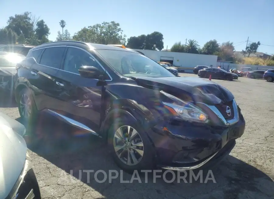 NISSAN MURANO S 2016 vin 5N1AZ2MH5GN133805 from auto auction Copart