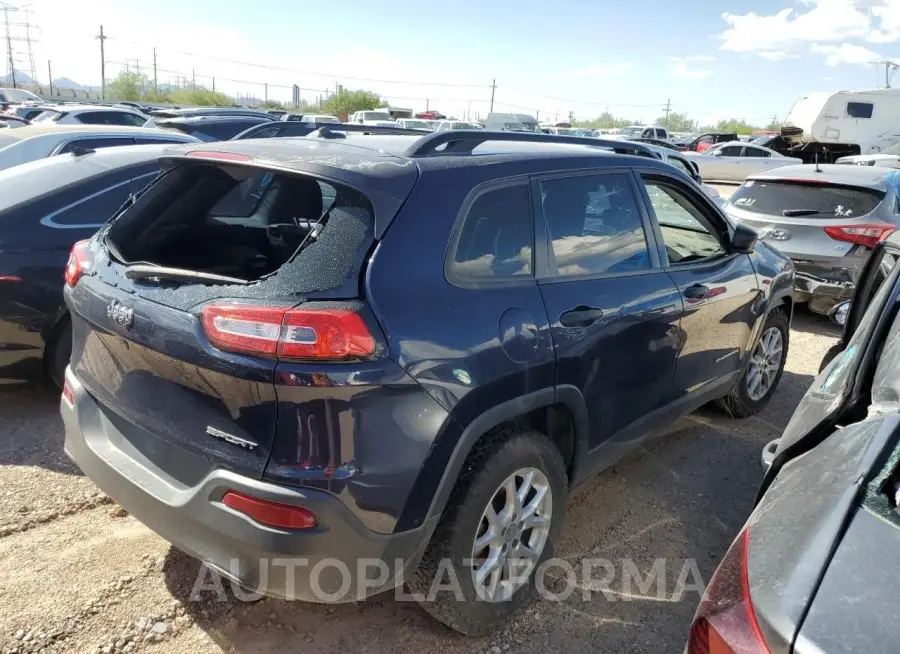 JEEP CHEROKEE S 2015 vin 1C4PJLAB8FW762138 from auto auction Copart