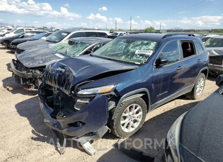 JEEP CHEROKEE S 2015 vin 1C4PJLAB8FW762138 from auto auction Copart