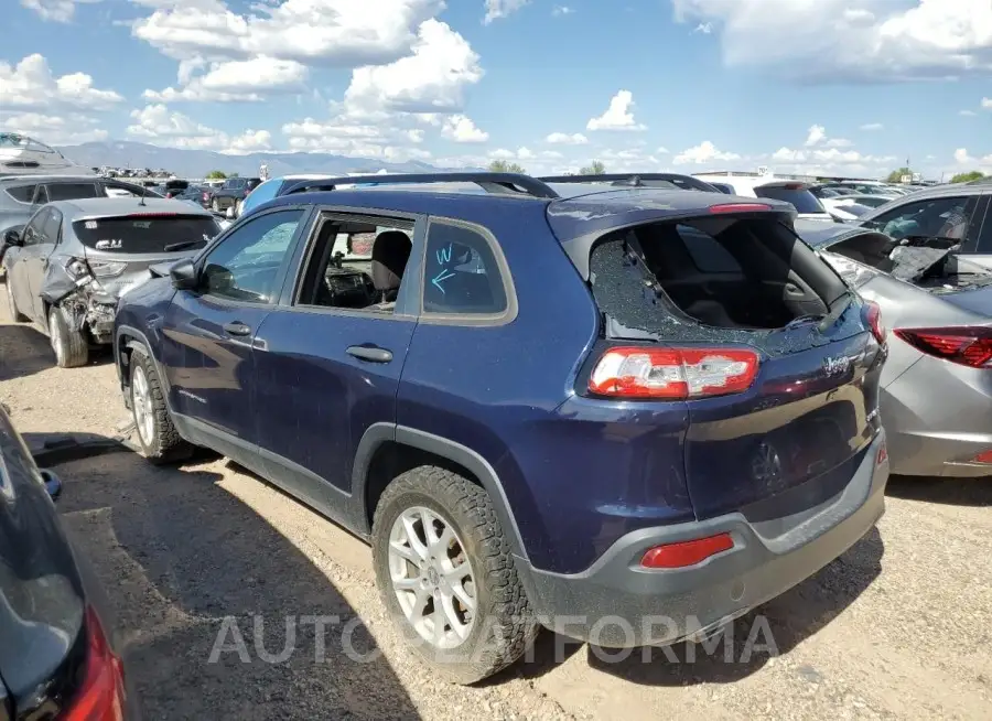 JEEP CHEROKEE S 2015 vin 1C4PJLAB8FW762138 from auto auction Copart