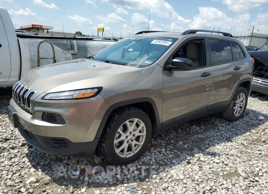 JEEP CHEROKEE S 2016 vin 1C4PJLAS7GW260108 from auto auction Copart