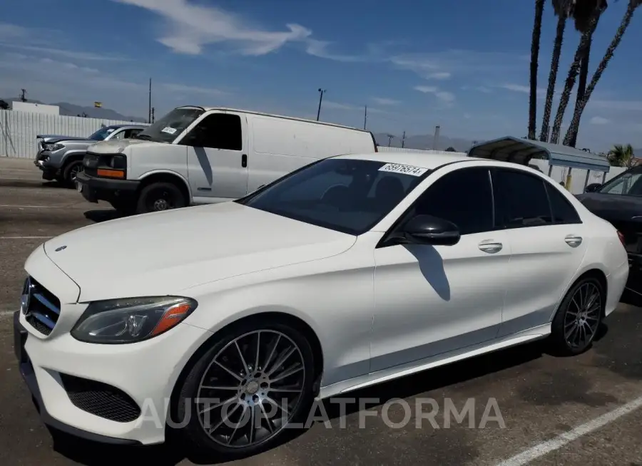 MERCEDES-BENZ C 300 2016 vin 55SWF4JB4GU157749 from auto auction Copart