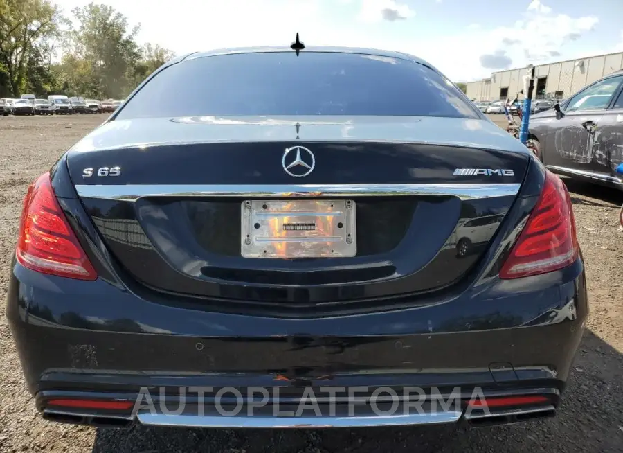 MERCEDES-BENZ S 65 AMG 2015 vin WDDUG7KB7FA135778 from auto auction Copart