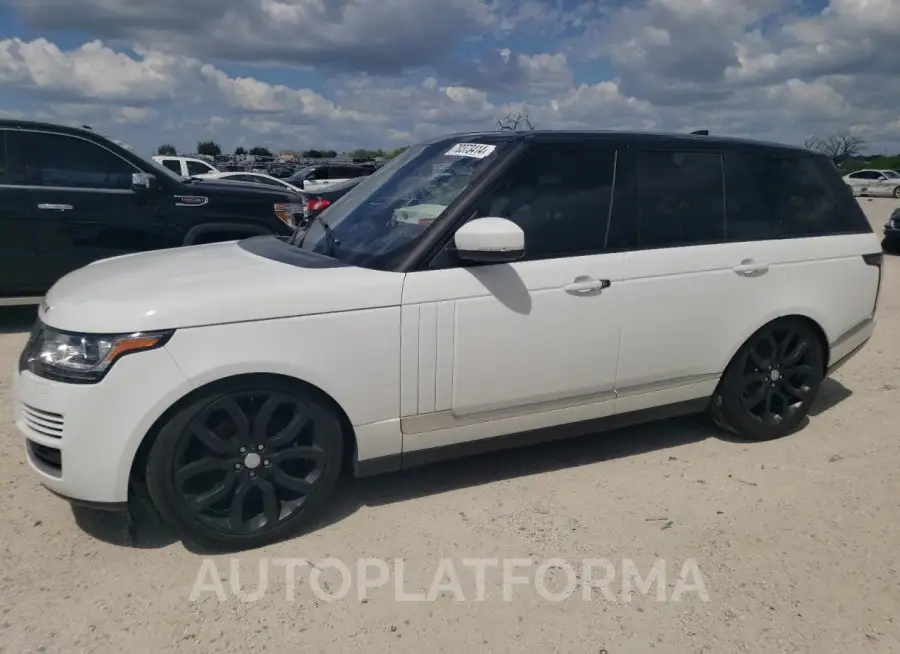 LAND ROVER RANGE ROVE 2017 vin SALGR2FK8HA332467 from auto auction Copart