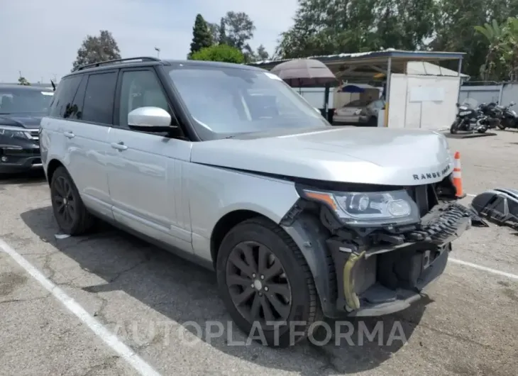 LAND ROVER RANGE ROVE 2016 vin SALGS2PF7GA310450 from auto auction Copart