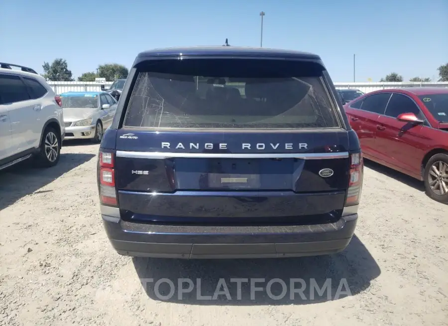 LAND ROVER RANGE ROVE 2016 vin SALGS2VFXGA254474 from auto auction Copart