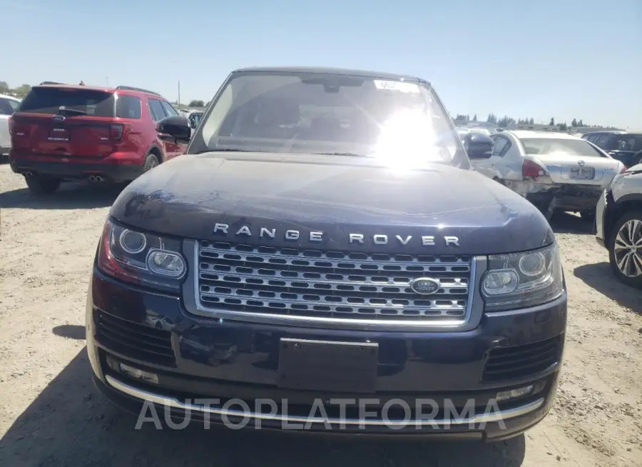 LAND ROVER RANGE ROVE 2016 vin SALGS2VFXGA254474 from auto auction Copart