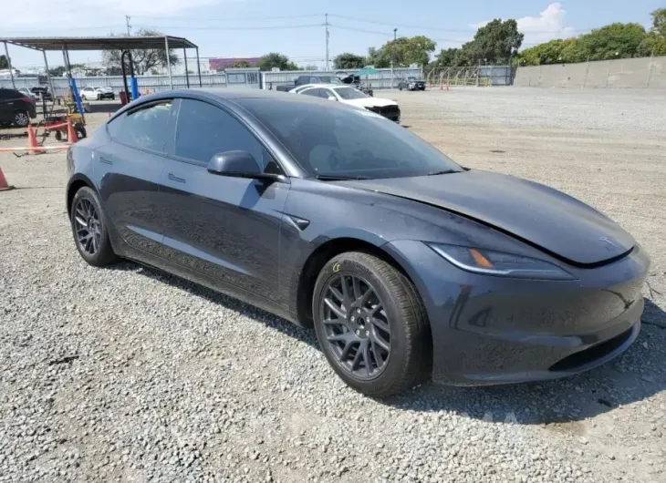 TESLA MODEL 3 2024 vin 5YJ3E1EA0RF745612 from auto auction Copart