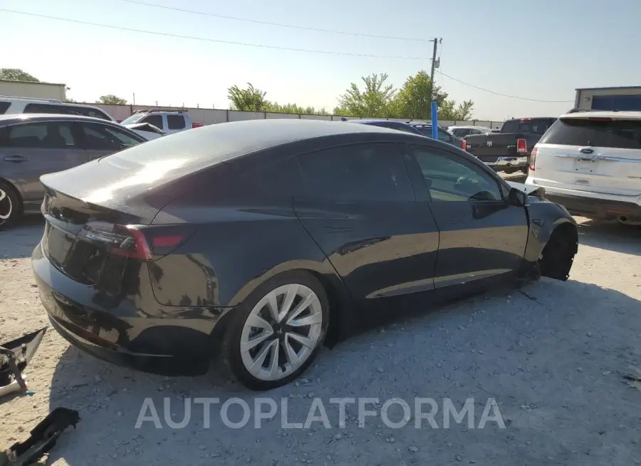 TESLA MODEL 3 2022 vin 5YJ3E1EA2NF145099 from auto auction Copart