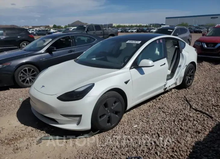 TESLA MODEL 3 2023 vin 5YJ3E1EA2PF691923 from auto auction Copart